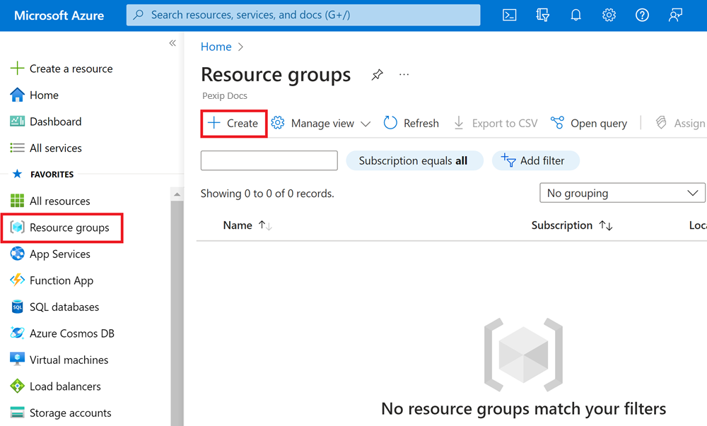 Azure Resource Group - select the image to enlarge it