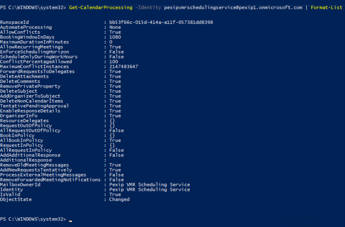 PowerShell output - select the image to enlarge it
