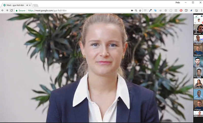 Google Meet experience