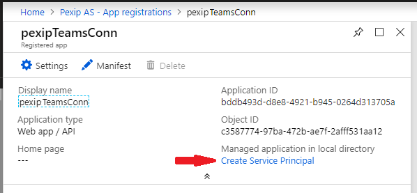 App registration without consent - select the image to enlarge it